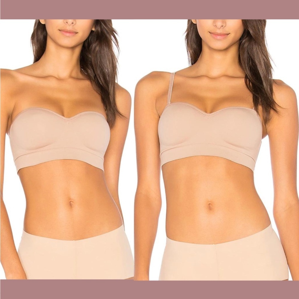 NWT Yummie [ Medium ] Peyton Strapless Contour Wireless Convertible Bra‎ Nude